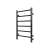 Полотенцесушитель электрический 75 Вт Grois Laura GR-131 400x700 П6 black mat R