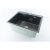 Мойка для кухни врезная Fmark FSC5545Q графит из нержавеющей стали, 55*45 см с сифоном