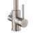 Смеситель для кухни GROSS AQUA GA3121609SS Neosteel с подключением к фильтру питьевой воды