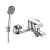 Смеситель для ванны GROSS AQUA Scandi 2550545C короткий излив