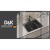 Мойка для кухни врезная D&K DKS605004 сатин из нержавеющей стали, 60*50 см с сифоном, коландером, дозатором