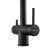 Смеситель для кухни GROSS AQUA 3188611SSMBB Neosteel черный, с подключением к фильтру питьевой воды