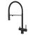 Смеситель для кухни GROSS AQUA 3188611SSMBB Neosteel черный, с подключением к фильтру питьевой воды