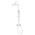 Душевая стойка со смесителем RUSH Thira TR3635-50White белый