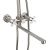 Душевая стойка со смесителем BRIMIX 9338 с длинным изливом из нержавеющей стали