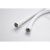 Смеситель для ванны Knotlor Stable KN-22/WY с коротким изливом, белый матовый