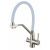 Смеситель для кухонной мойки Fmark FS0662-L04 под фильтр питьевой воды с гибким серым изливом