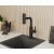 Смеситель для кухни RUSH Tinos TI3732-18Black черный, с выдвижной лейкой, поворотным аэратором, 4 режима