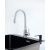 Смеситель для кухни Wasser Zimmer ZM-7728-2A-761 хром с гибким серым изливом, SUS304, Смесители Wasser Zimmer, , Wasser Zimmer