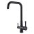 Смеситель для кухни Shevanik S528H с подключением фильтра питьевой воды, черный, Смесители с подключением к фильтру питьевой воды, , Shevanik