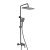 Душевая система Shevanik S4226H верхний душ, лейка, черный, Коллекция S42, , Shevanik