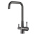 Смеситель для кухни Shevanik S528T с подключением фильтра питьевой воды, оружейная сталь, Смесители с подключением к фильтру питьевой воды, , Shevanik