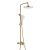Душевая система Shevanik S4336G верхний душ, лейка, сатиновое золото, Коллекция S43, , Shevanik