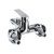 Смеситель для ванны GROSS AQUA Prado 2878828C с коротким изливом