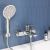Смеситель для ванны GROSS AQUA Prado 2878828C с коротким изливом