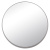 Зеркало интерьерное Мансарда 5057-Zm4, 505х505 мм, настенное, в круглом корпусе из металла, d=50,5см, серебро