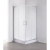 Душевой уголок OLIVE'S MINO U_MN-90PСS-SD-C прозрачное стекло 4 мм,  хром, 900*900*1925 мм с Поддоном OLIVE'S MINO B_MN-90PСS-SD-C 900*900*125 мм