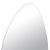 Зеркало AGATA LED 6085-Zm2, 600х850 мм, с сенсором, капля