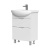 Тумба для ванны напольная VOLNA Pronto 60.2Y tnPRONTO60.2Y-01, белый, 2 ящика с раковиной Балтика 60