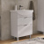 Тумба для ванны напольная VOLNA Pronto 60.2Y tnPRONTO60.2Y-01, белый, 2 ящика с раковиной Балтика 60