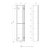 Пенал подвесной EQUIL Elegante 36.R ppELGNT36.R-24.26, правый, мейджик, дуб голиано