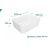 Раковина накладная Watersense Eva Mini 40 W00168 400х300х135 мм белая