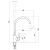 Смеситель для кухни Fmark FS8288H-01 с гибким изливом, черный (6)