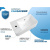 Раковина подвесная левая Watersense Mia 45 W00024 450х260х90 мм с полочкой под смеситель, белая