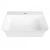 Раковина накладная Watersense Alina 55 W00775 555х410х140 мм с полочкой под смеситель, белая