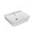 Раковина накладная Watersense Eva 49 W00019 485х410х125 мм с полочкой под смеситель, белая