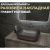 Раковина накладная Watersense Rita 50 W00053 490х395х150 мм графит матовая
