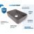 Раковина накладная Watersense Eva 50 W00042 475х370х140 мм графит матовая