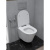 Унитаз подвесной безободковый торнадо Watersense Rita Pro Vortex W00751 52х32х35,5 см микролифт