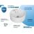 Раковина накладная Watersense Milana S D40 W00007 400х400х145 мм с полочкой под смеситель, белая