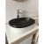 Раковина накладная Watersense Rita 48 Duo artceramic W00767 485х350х140 мм черно-белый матовый