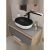 Раковина накладная Watersense Rita 48 Duo artceramic W00767 485х350х140 мм черно-белый матовый