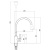 Смеситель для кухни Fmark FS8288H-02 с гибким изливом, белый (6)
