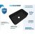 Раковина накладная Watersense Eva Mini 48 W00172 480х295х135 мм черная матовая