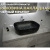 Раковина накладная Watersense Rita 50 W00057 490х395х150 мм черный мрамор