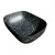 Раковина накладная Watersense Rita 50 W00057 490х395х150 мм черный мрамор