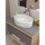 Раковина накладная Watersense Amelia 50 W00770 505х360х140 мм мрамор белый матовый