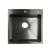 Мойка для кухни врезная G.lauf GL-5050MG графит из нержавеющей стали, 50*50 см без сифона