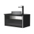 Тумба для ванны подвесная EQUIL Stoune 80.1Y дуб черный tpSTOUNE80.1Y-35 с раковиной 110AMDH