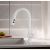 Смеситель для кухни GROSS AQUA 3140609MW Extra Белый с вытяжным изливом