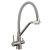 Смеситель для кухонной мойки Fmark FS0662-XL04 под фильтр питьевой воды, с гибким изливом, сатин