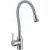 Смеситель для кухни Fmark FS8277A-04 с гибким изливом, хром, серый (6)