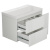 Тумба для ванны подвесная AGATA Туну АТ80-501 белый, 3 ящика с раковиной Слим 80