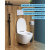 Унитаз подвесной безободковый торнадо Watersense Milana Pro Vortex W00159 49х31х36 см микролифт, дюропласт