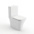 Унитаз напольный безободковый Watersense Eva Pro W00138 микролифт, дюропласт,61,6х37х80,5см