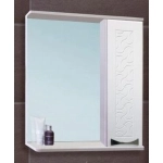 Шкаф для ванной VAKO Винтаж 550 16777 Белый с подсветкой зеркальный левый